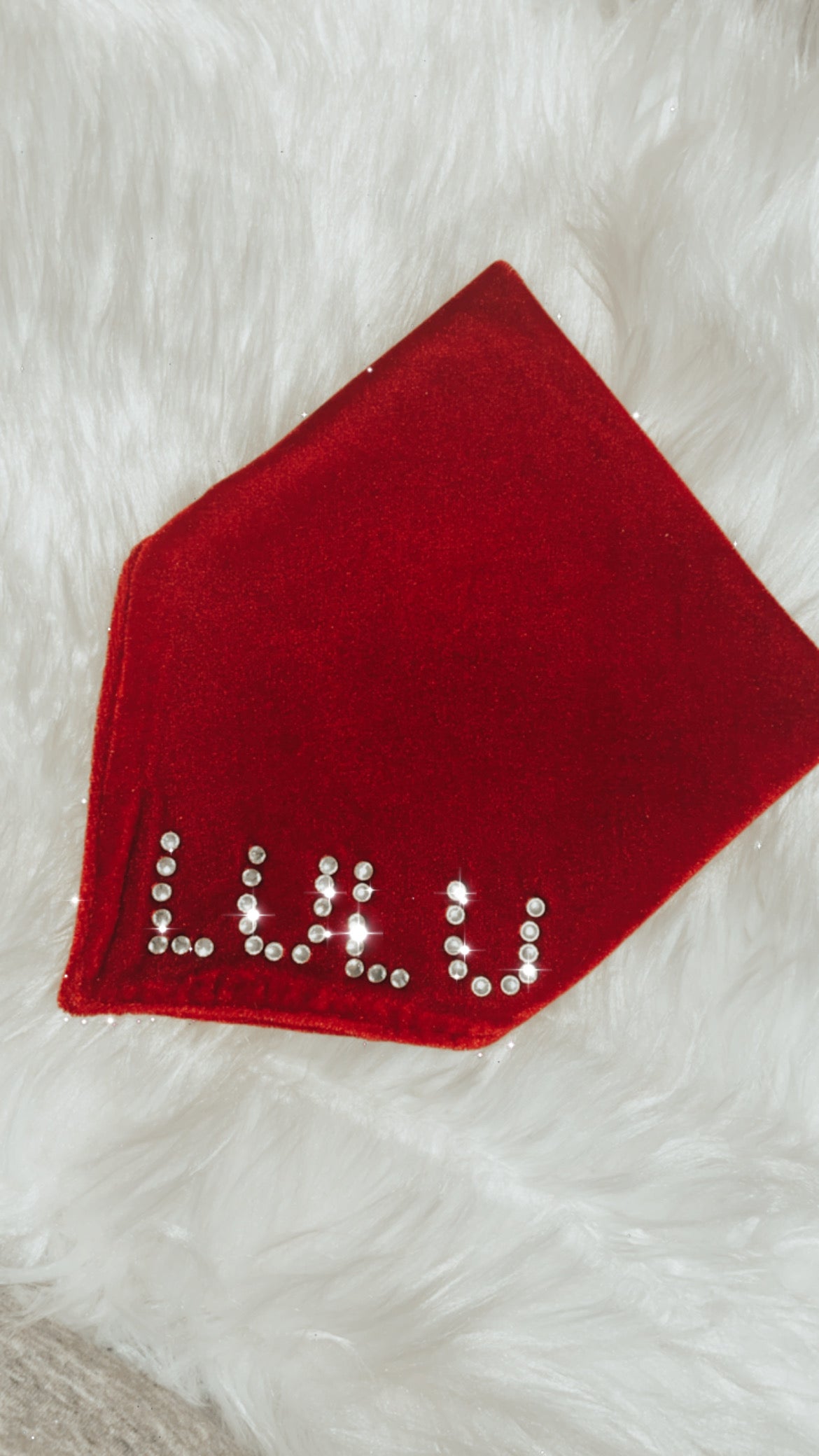 Rhinestone name add on