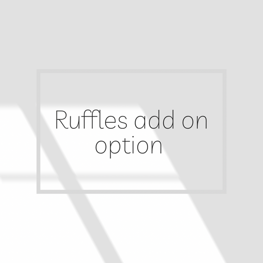 Ruffles trim add ons
