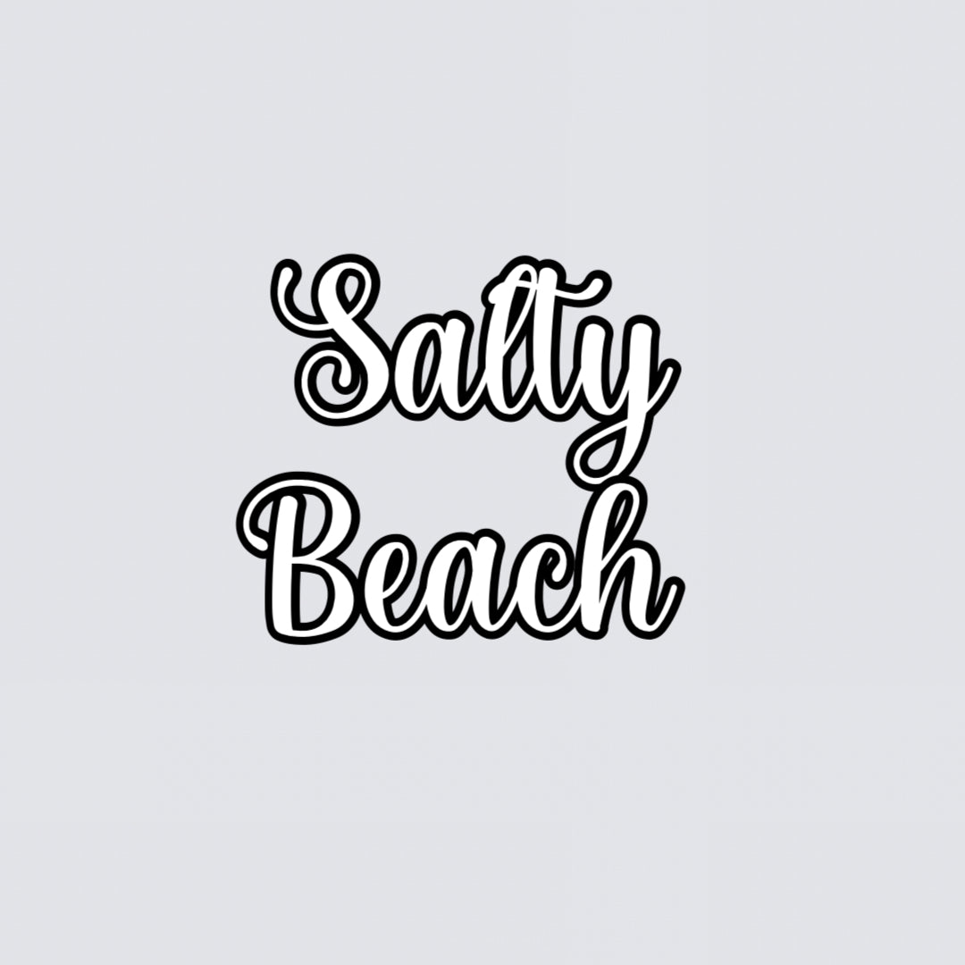 “Salty Beach” summer quote vinyl add on