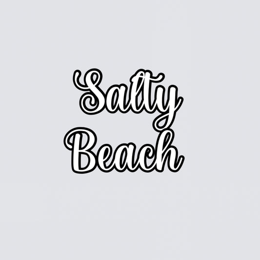 “Salty Beach” summer quote vinyl add on