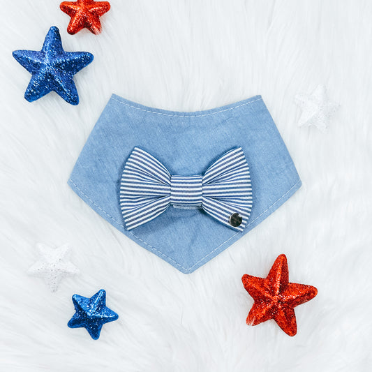 The “Fire cracker” removable bow tie bandana