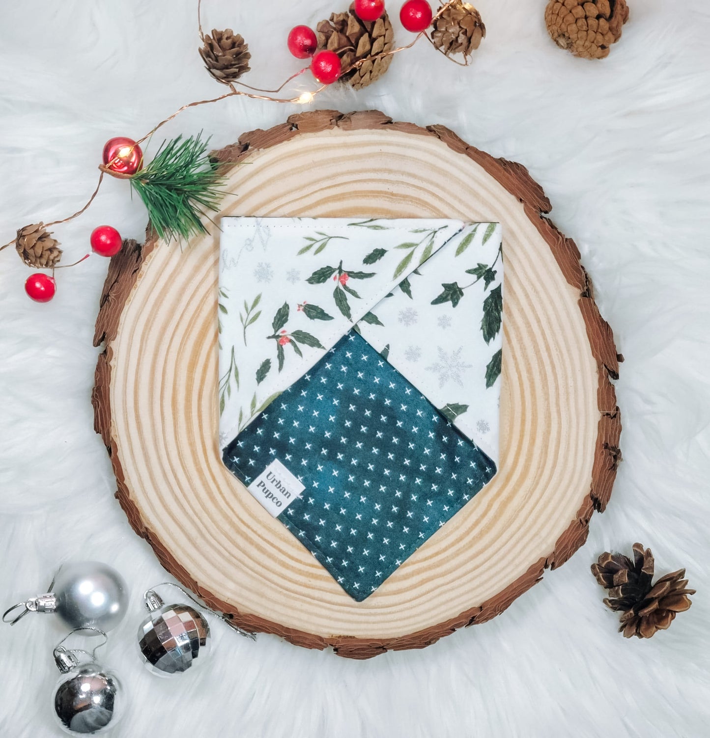 The “Holly Berry” bandana