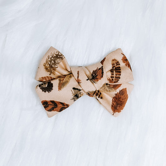The "Cozy" Pin wheel hairbow