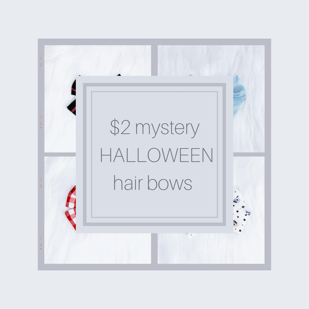 $2 mystery Halloween hair bows