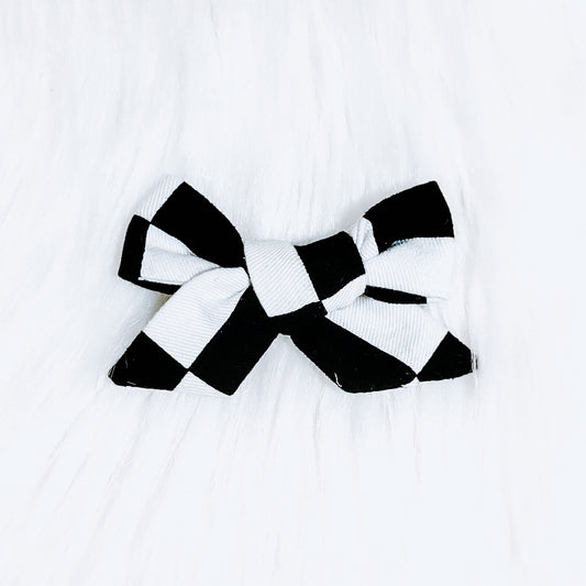 The "checkers" hairbow